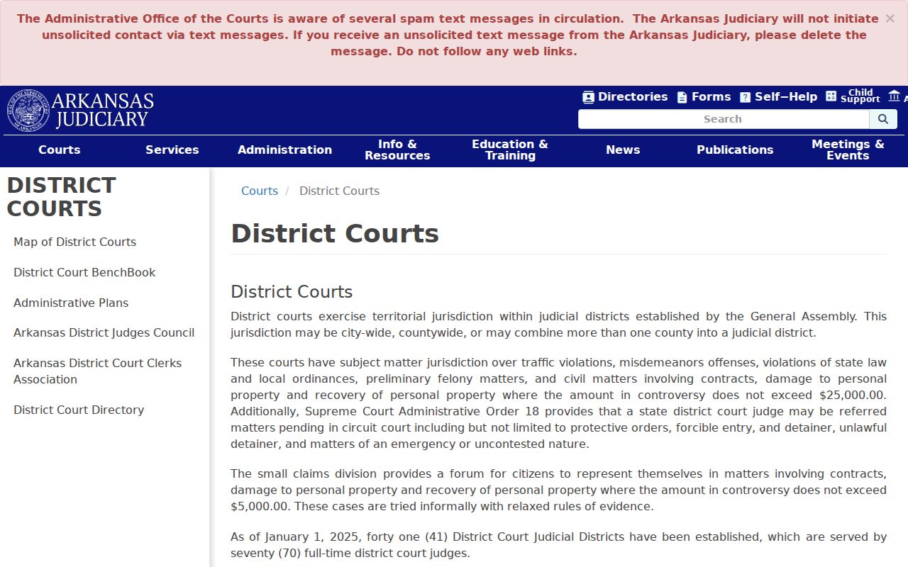 Judsonia court directory for White County bench warrant lookup